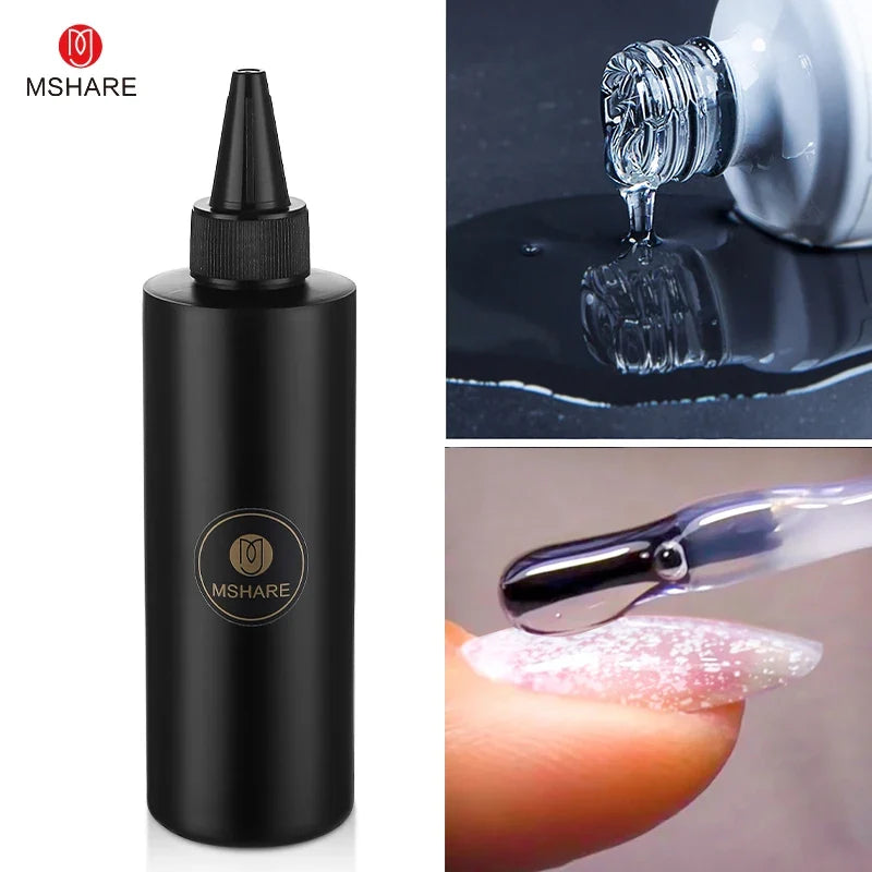 MSHARE 100ML Nail Gel Polish Soak Off UV LED Nails Vernis Semi Permanent Varnish Polish White Red Nail Gel Art 19