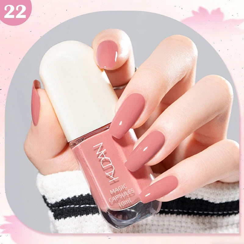 10ml Water-Based Peel Off Nail Polish 40 Colors Long Lasting Quick Drying No Need of Lamp to Cure Nail Supplies Manicure Nails 45