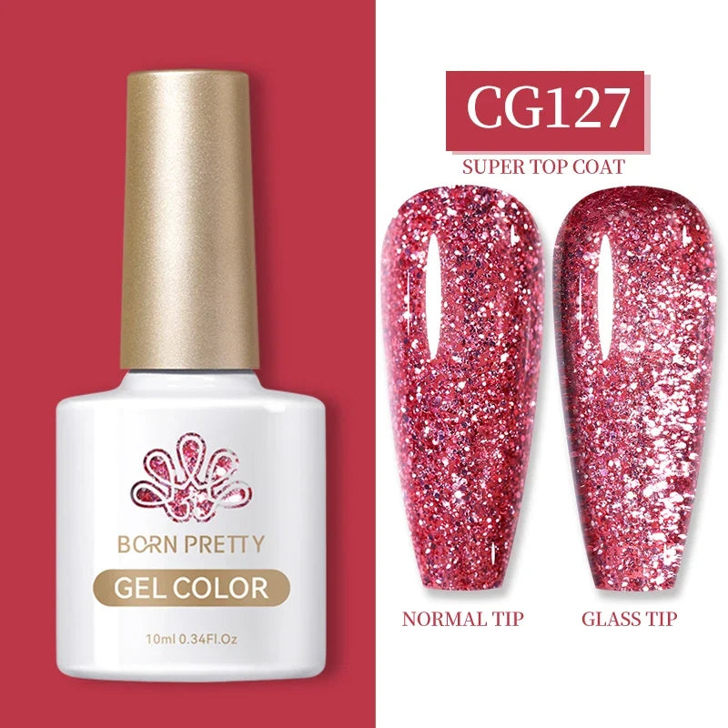 BORN PRETTY 10ml Clear Blooms Gel Polish UV LED Soak Off Nail Art Polish for Spreading Effect Marble Nail Polish Gel Painting 52
