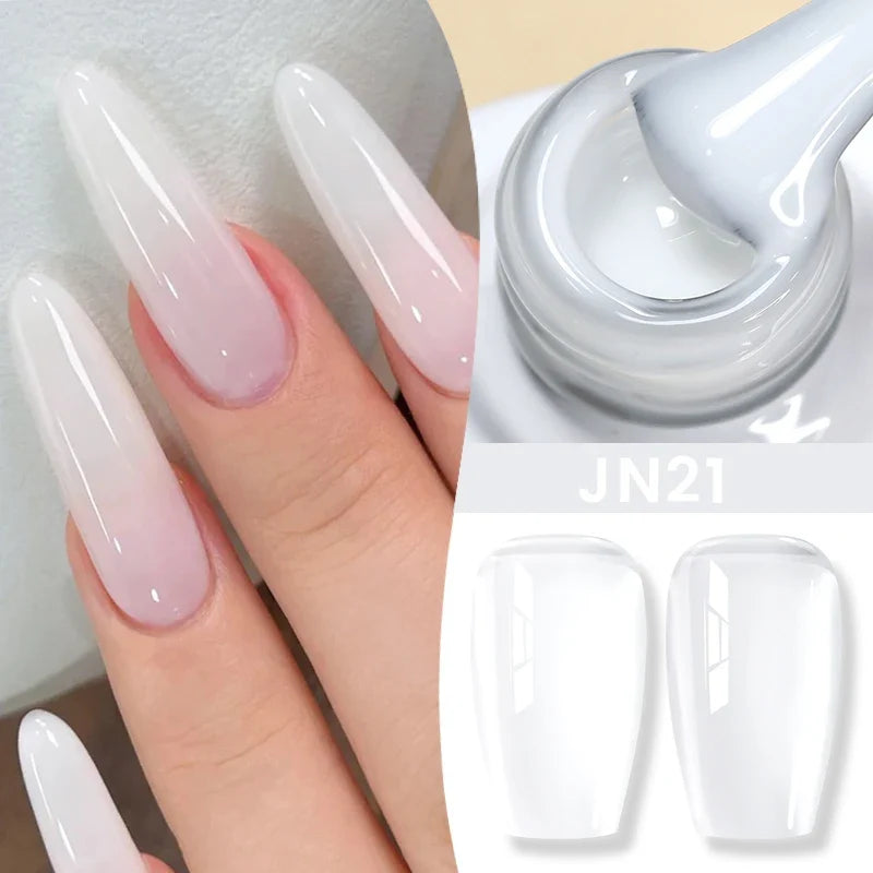 BORN PRETTY 83 Colors 10ml Jelly Nude Gel Nail Polish Autumn Amber Semi Transparent Manicure Soak off UV LED Nails Gel Varnish 57