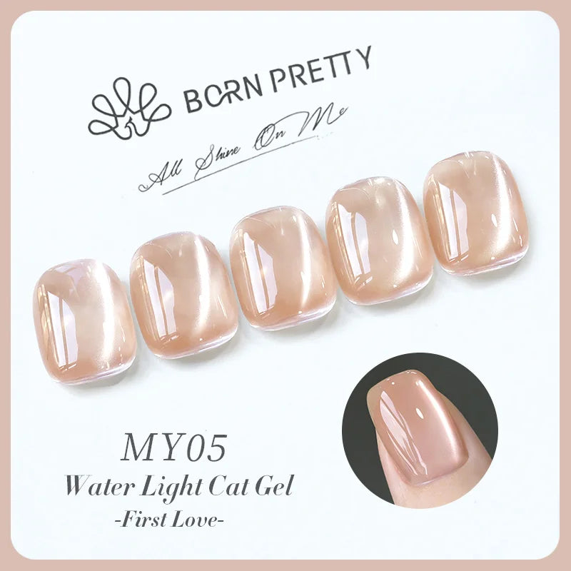 BORN PRETTY 10ml Fruit Purple Grape Cat Magnetic Gel Nail Polish 2025 New Whitening Guava Glass Beads Varnish Nail Supplies 35