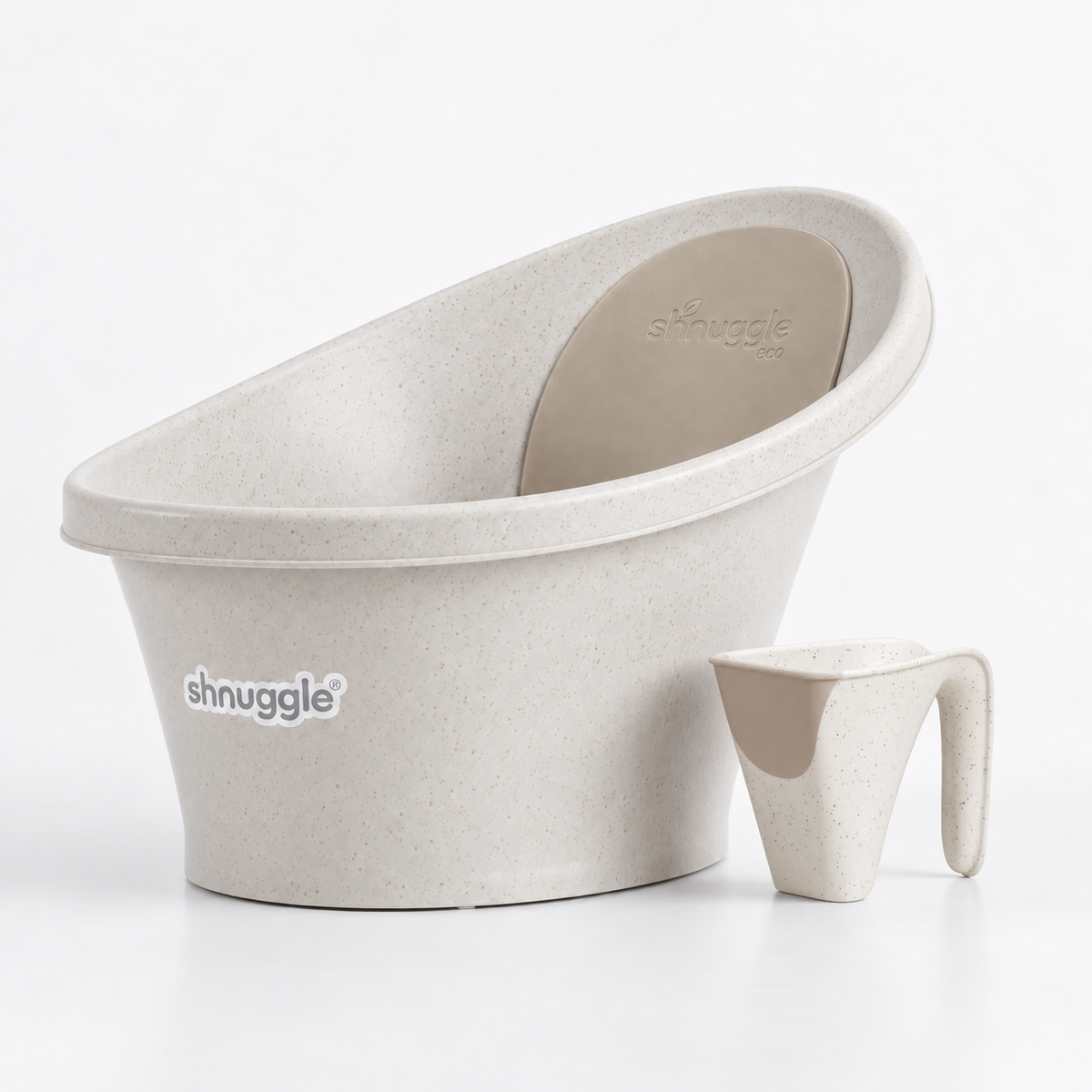 Newborn Bath Essentials Bundle | Baby Bath with Support Bump, Soft Backrest & Rinse Jug | Safe & Stylish Bathtime Set 22