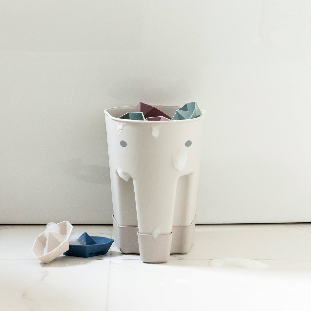 Shnuggle Ellie Bath Toy Drying Caddy | Freestanding Baby & Toddler Bath Toy Storage 4
