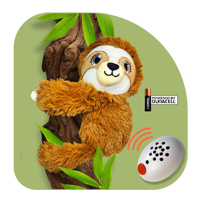 Shusher Sloth + 6-Pack Shushie™ Pacifiers – Soothing Bundle with Cuddly Cry Detection 10