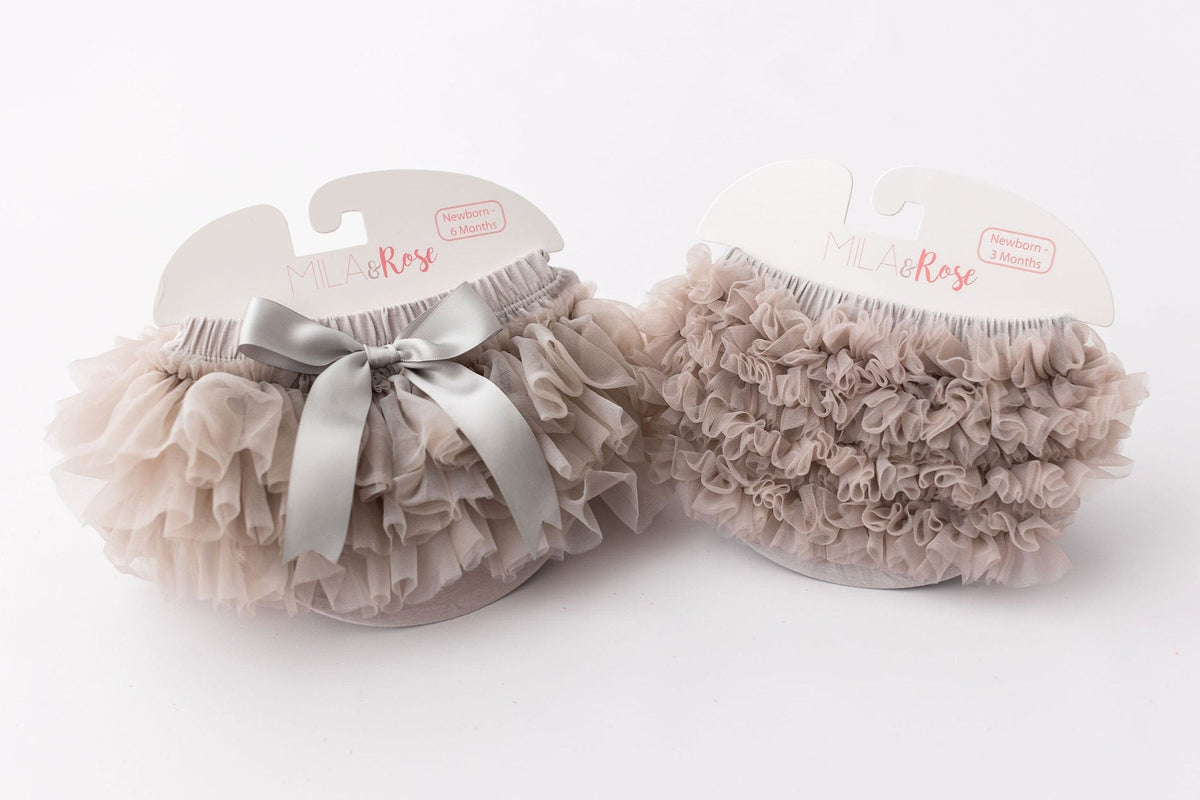 SALE Silver Ruffle Bum Bloomer 2