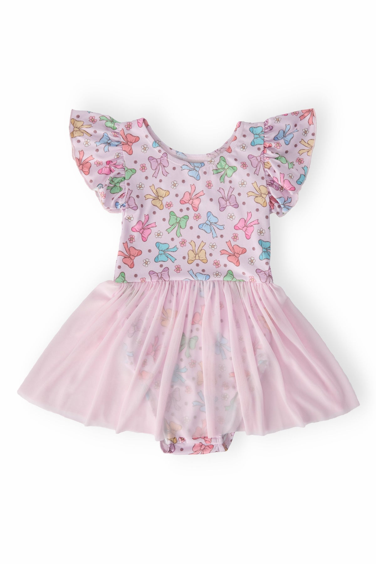 Springtime Bows S/S Twirl Leotard 1