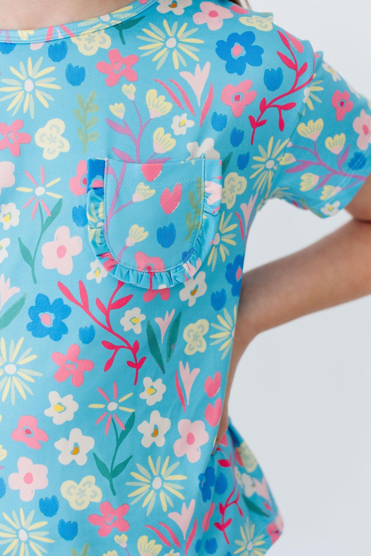 Springtime Splendor Ruffle Pocket Tee 2