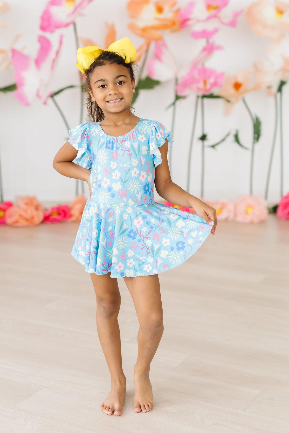 Springtime Splendor S/S Twirl Leotard 3