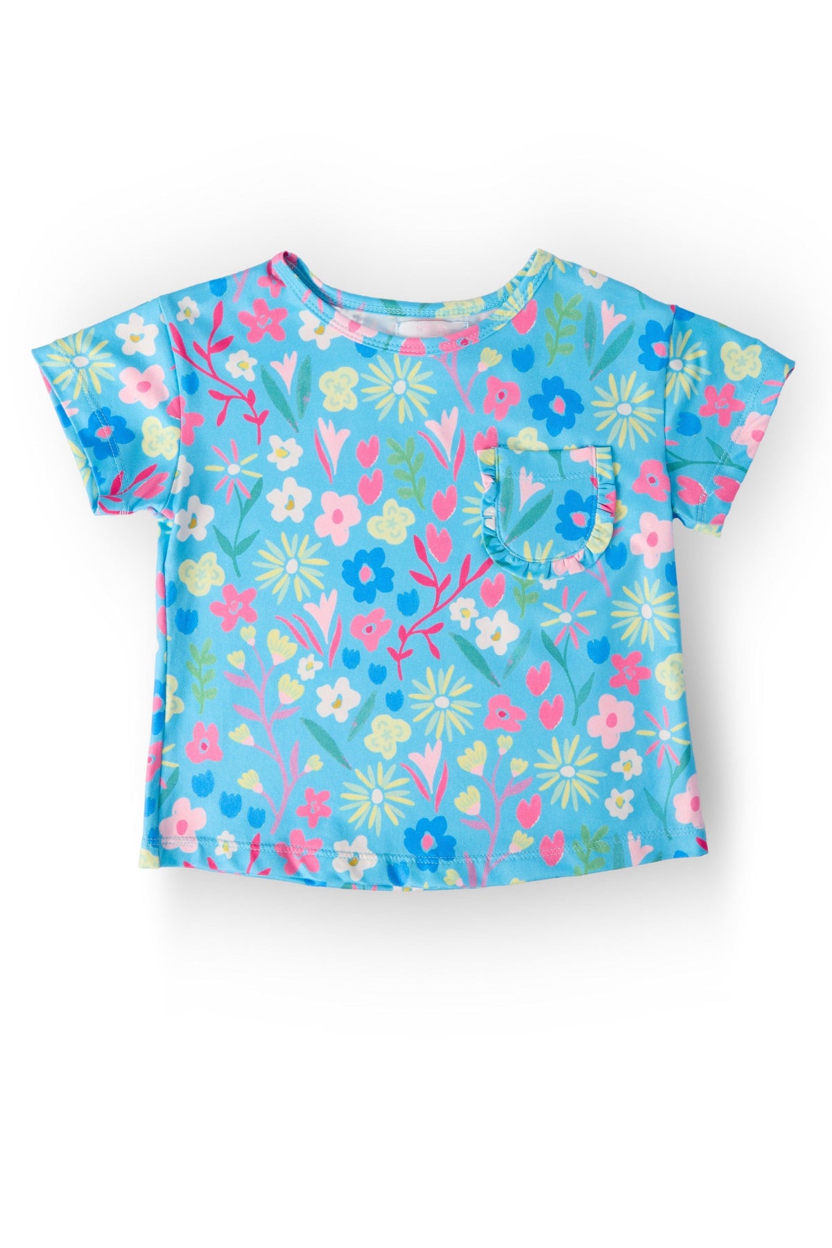 Springtime Splendor Ruffle Pocket Tee 1