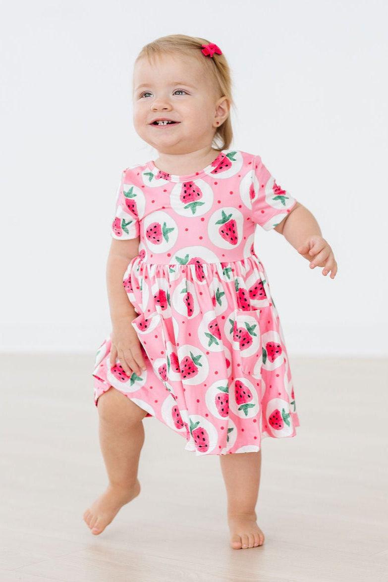Strawberry Fields S/S Pocket Twirl Dress 2