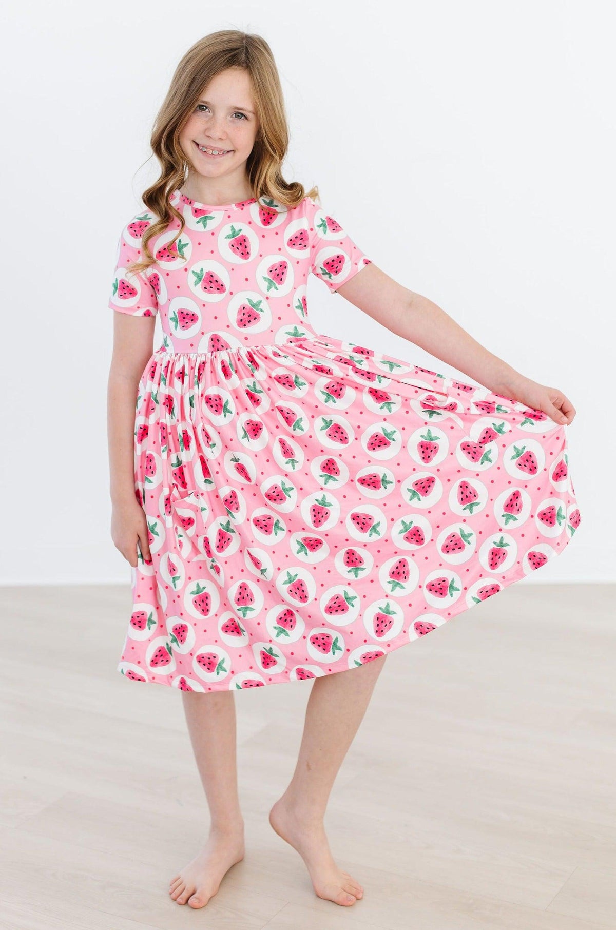 Strawberry Fields S/S Pocket Twirl Dress 4