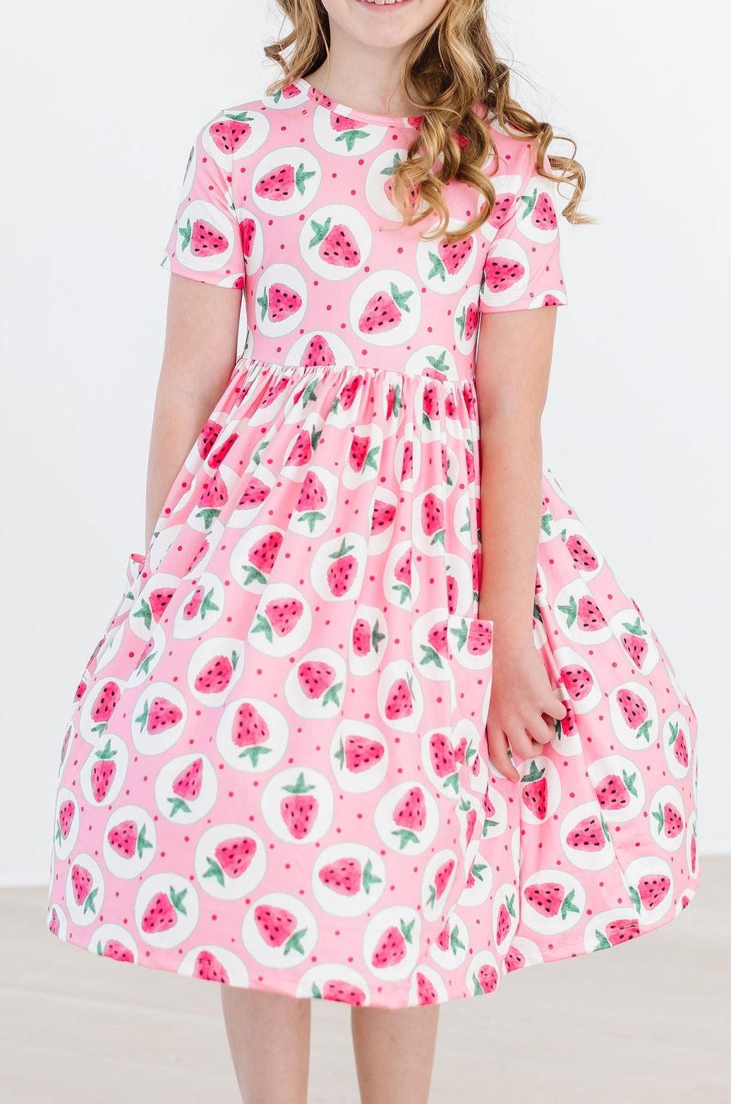 Strawberry Fields S/S Pocket Twirl Dress 8