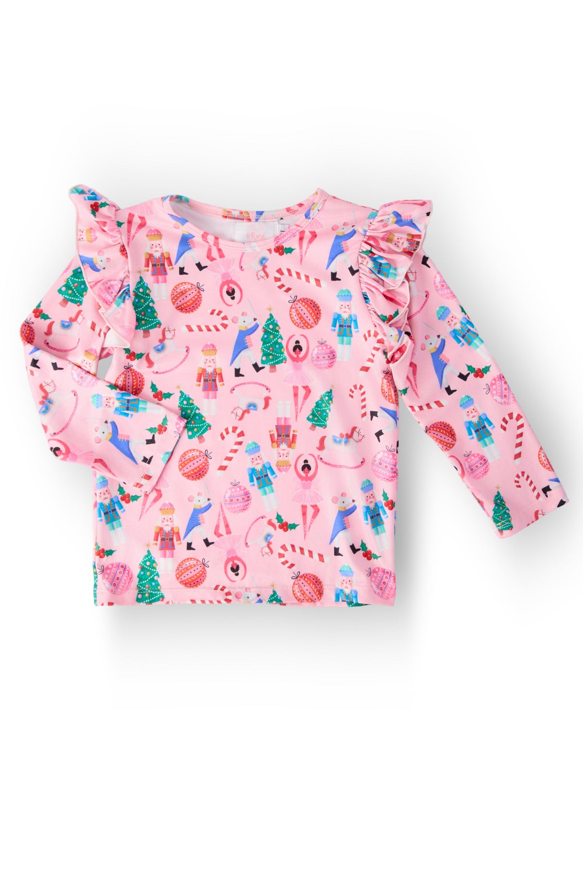 Sugarplum Fairy L/S Ruffle Tee 1