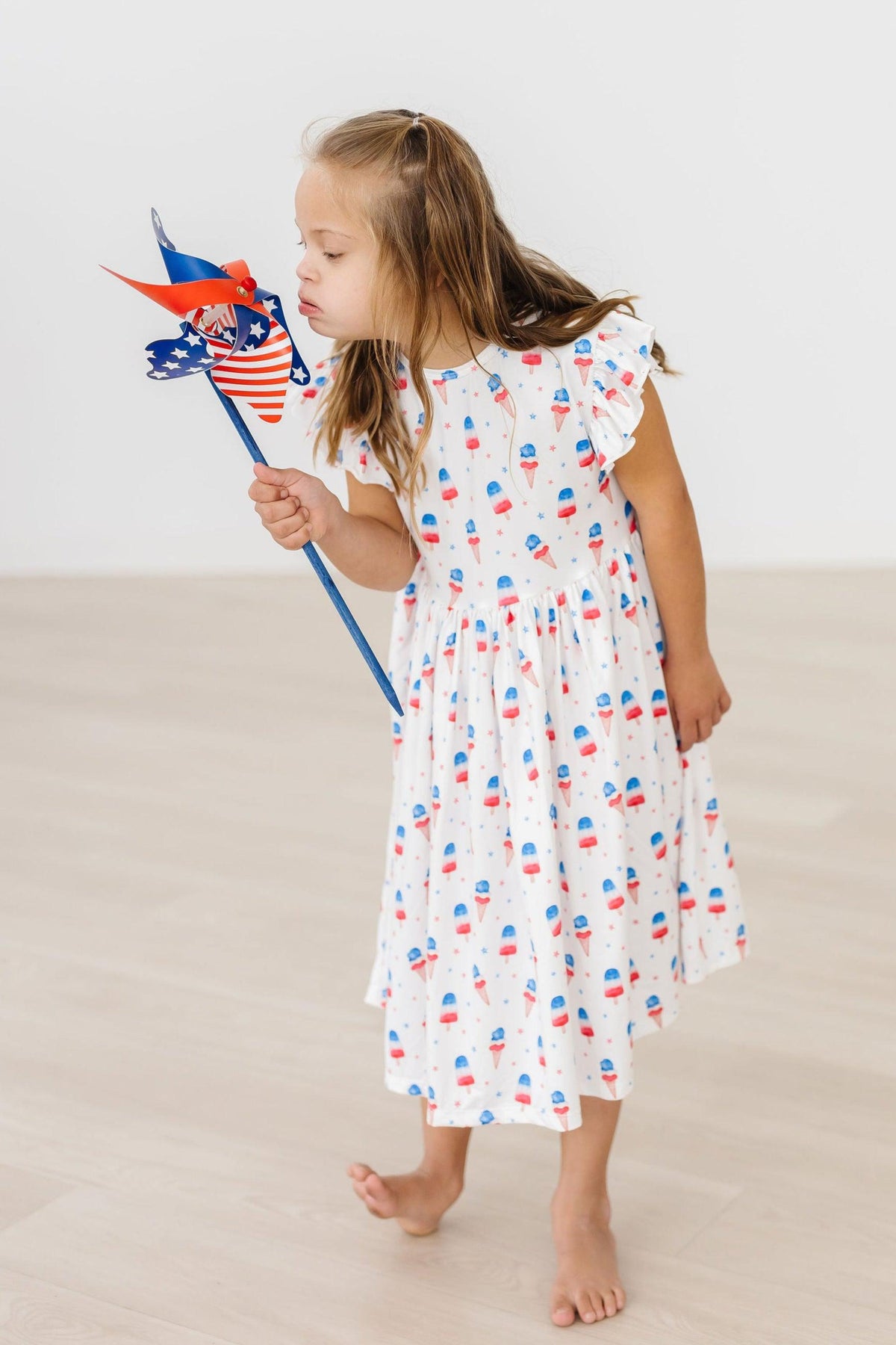 Summer Sweets Flutter Sleeve Twirl Dress 5