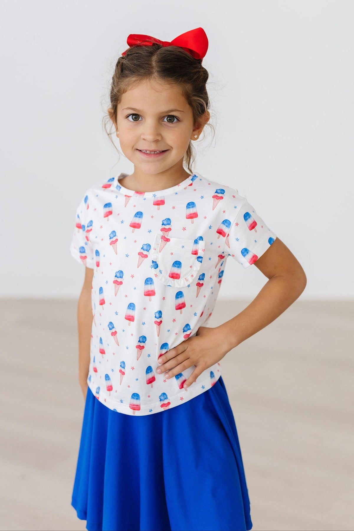 Summer Sweets Ruffle Pocket Tee 5