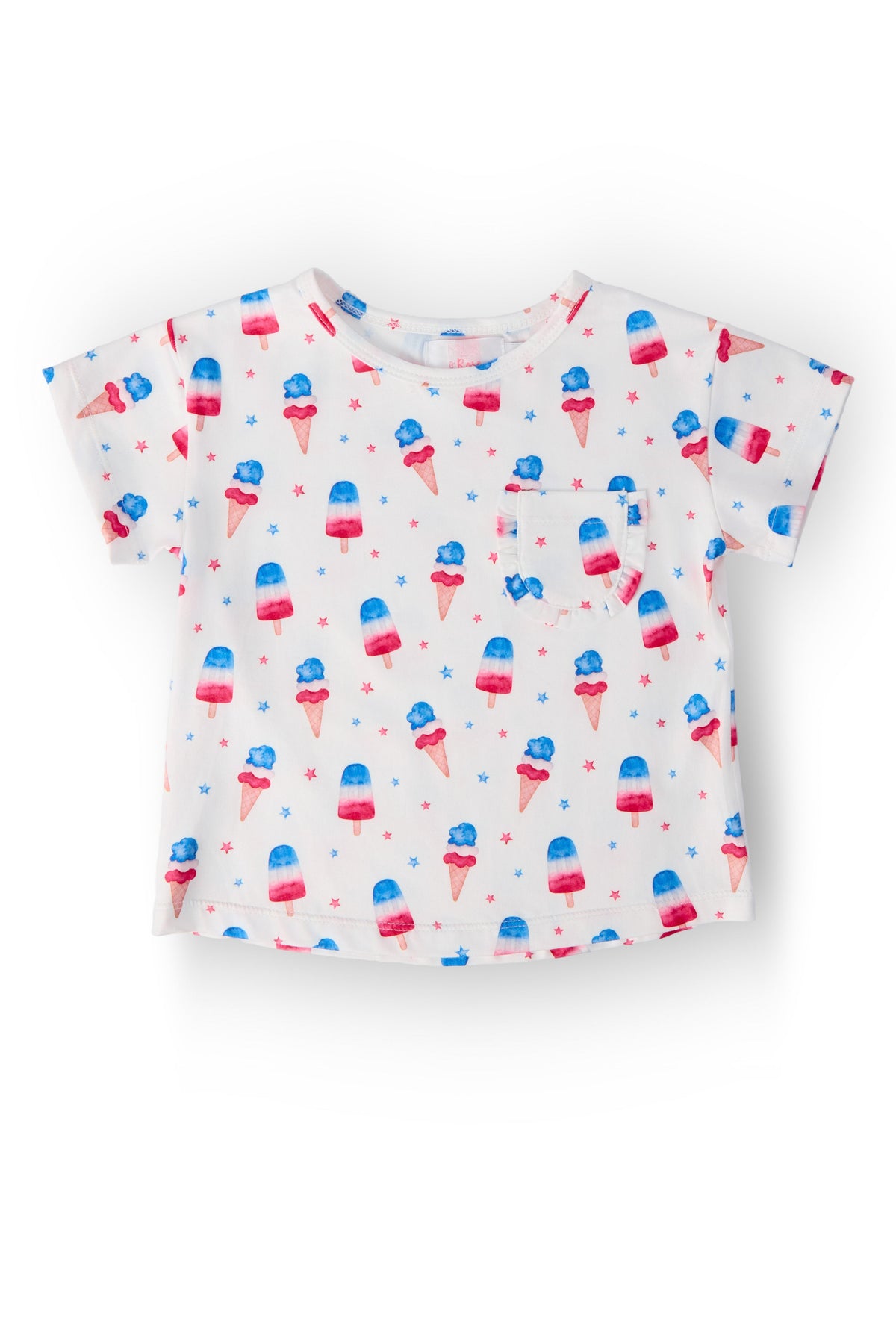 Summer Sweets Ruffle Pocket Tee 1