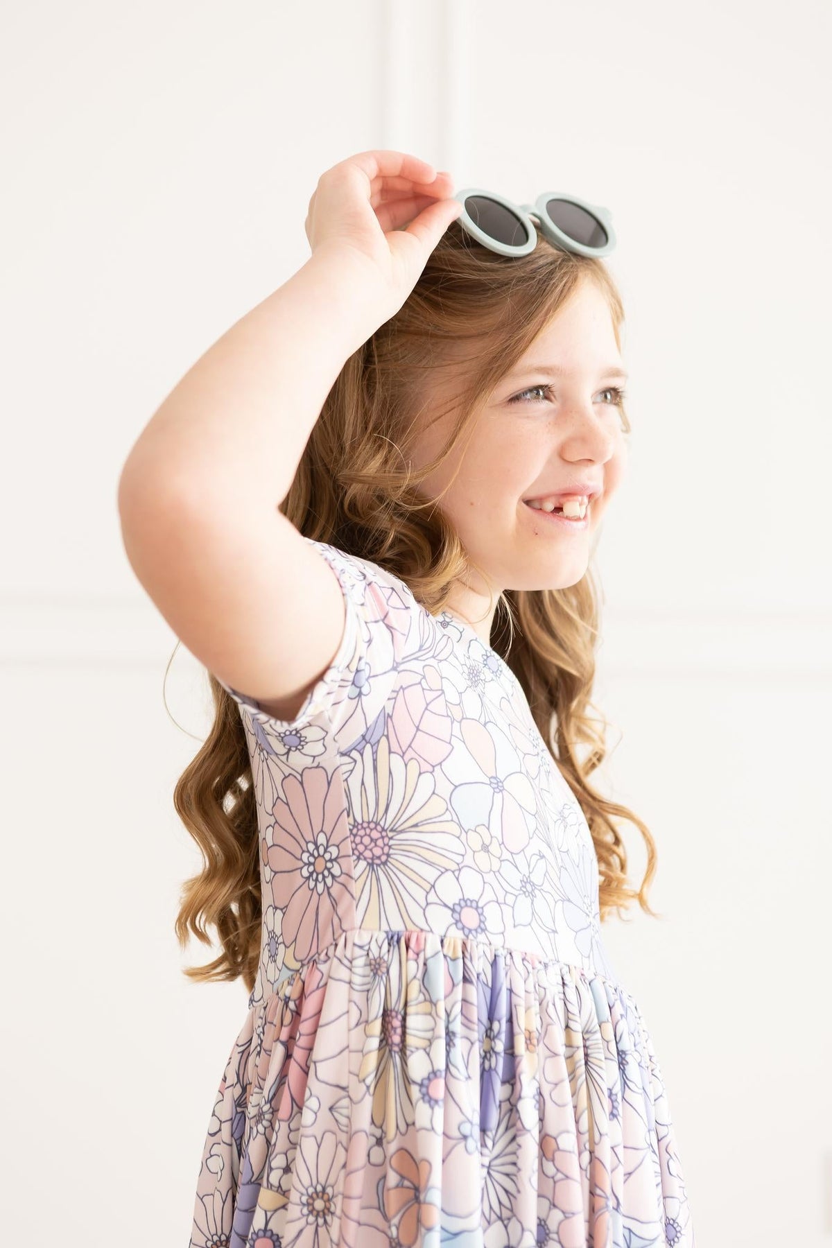 Sweet Escape Floral S/S Pocket Twirl Dress 4