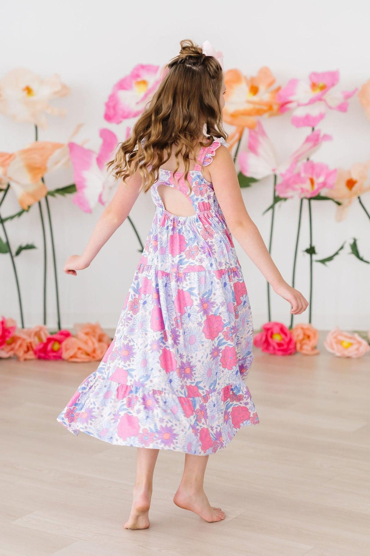 Sweet Springtime Ruffle Maxi Dress 6