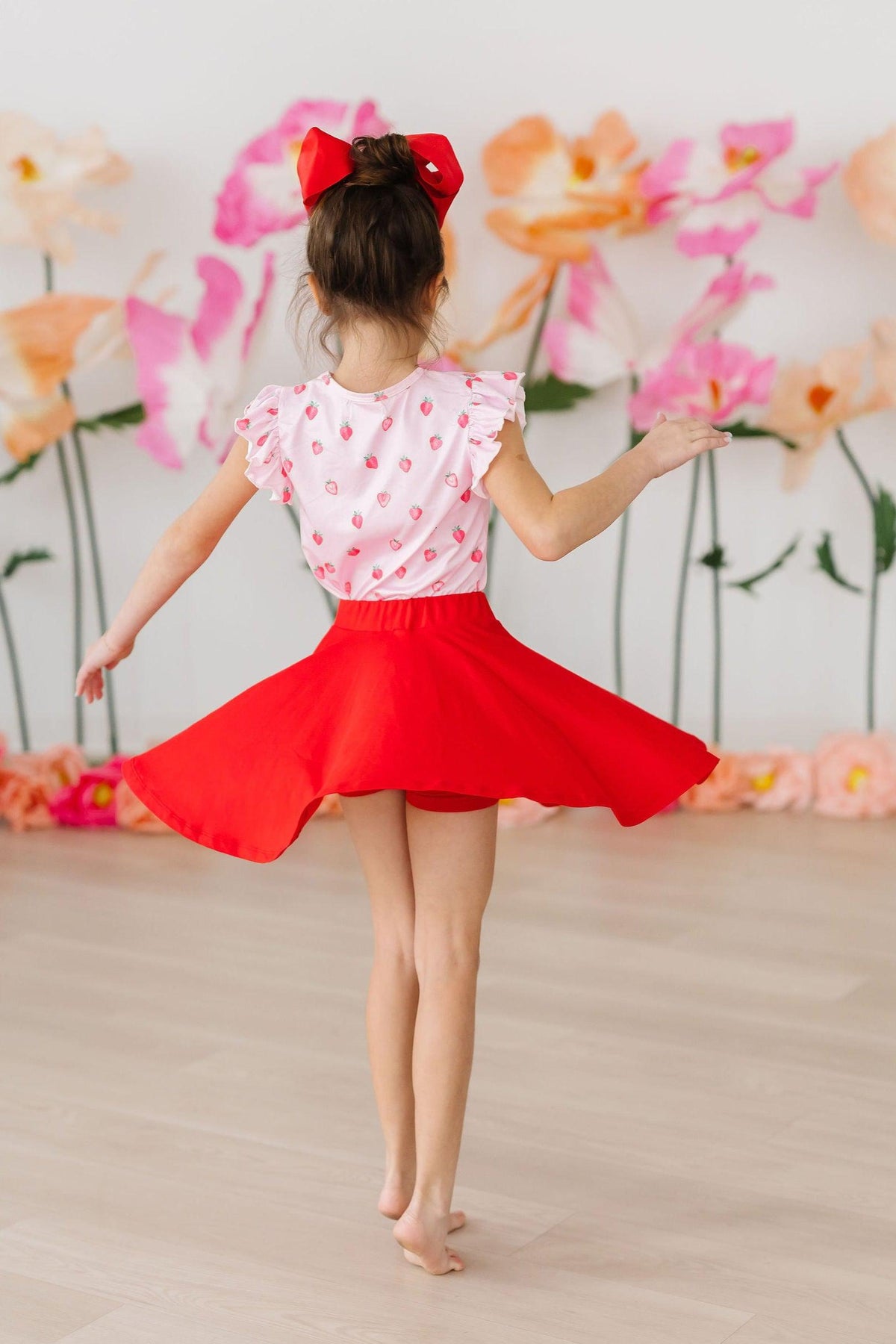 Sweet Strawberries S/S Ruffle Tee 3