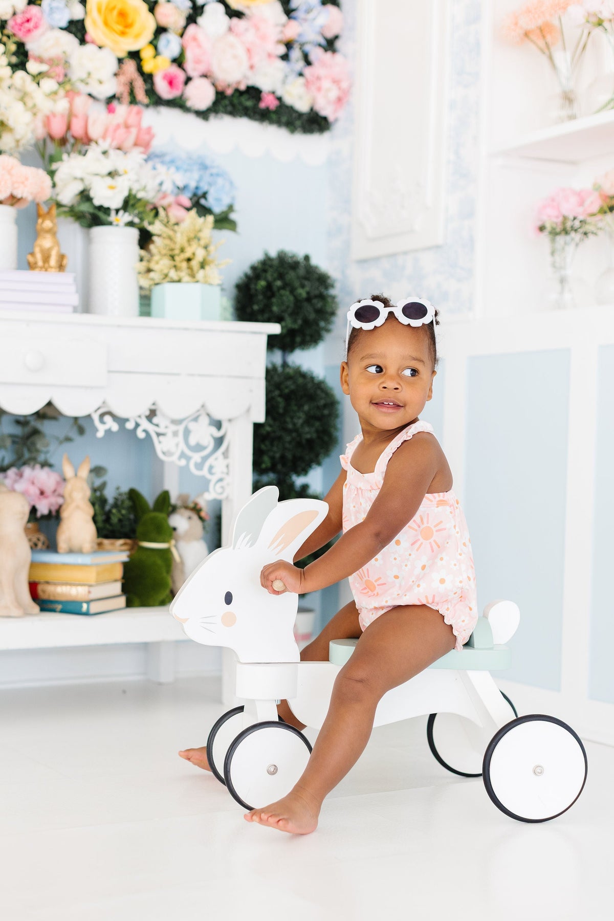 Sweet & Sunny Ruffle Cross Back Romper 2