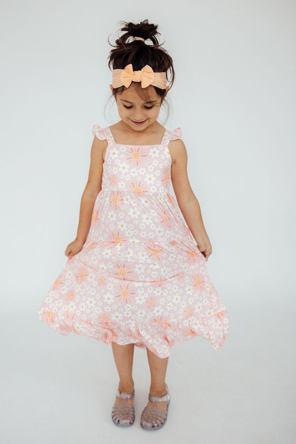 Sweet & Sunny Ruffle Maxi Dress 3