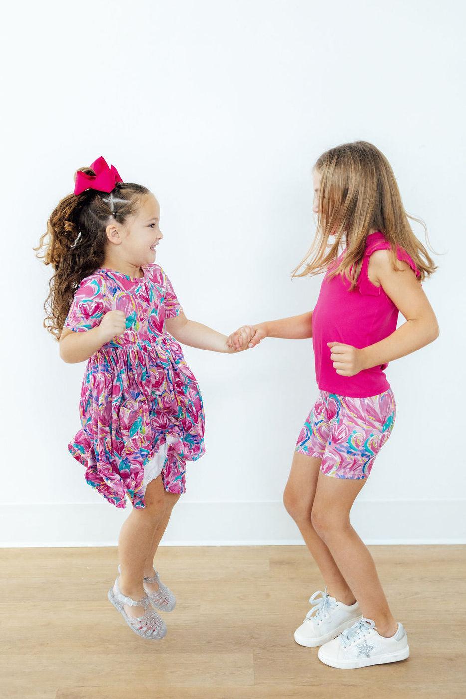 Sweetheart Scribbles S/S Pocket Twirl Dress 2