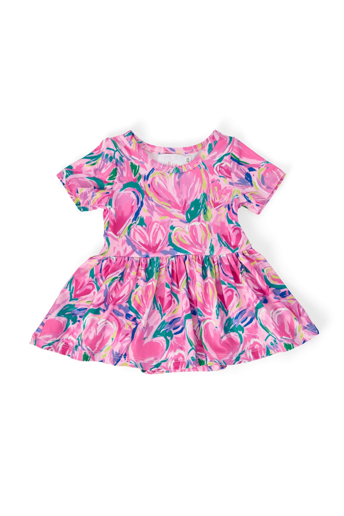 Sweetheart Scribbles S/S Twirl Bodysuit 1