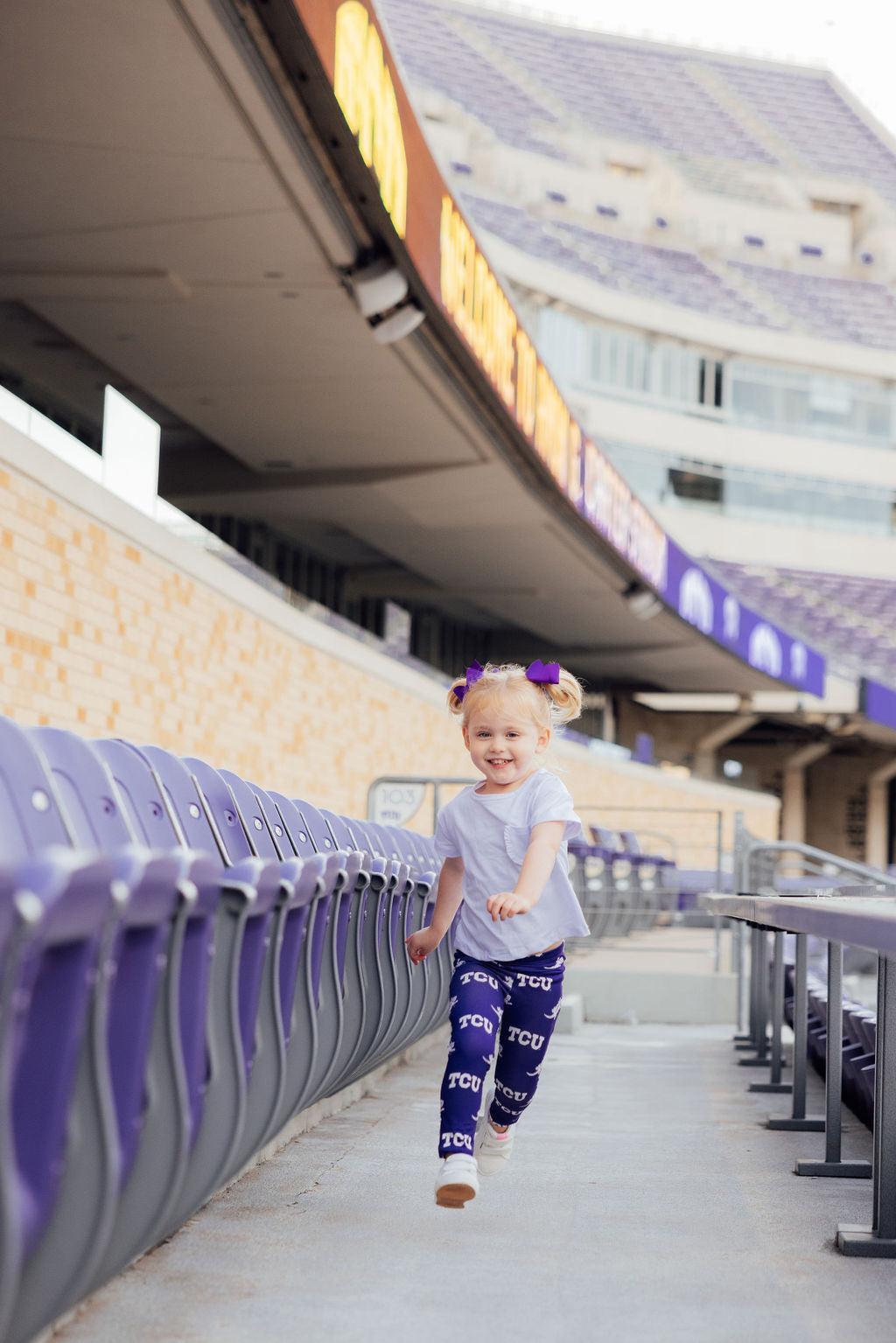 TCU Purple Frog Leggings 5