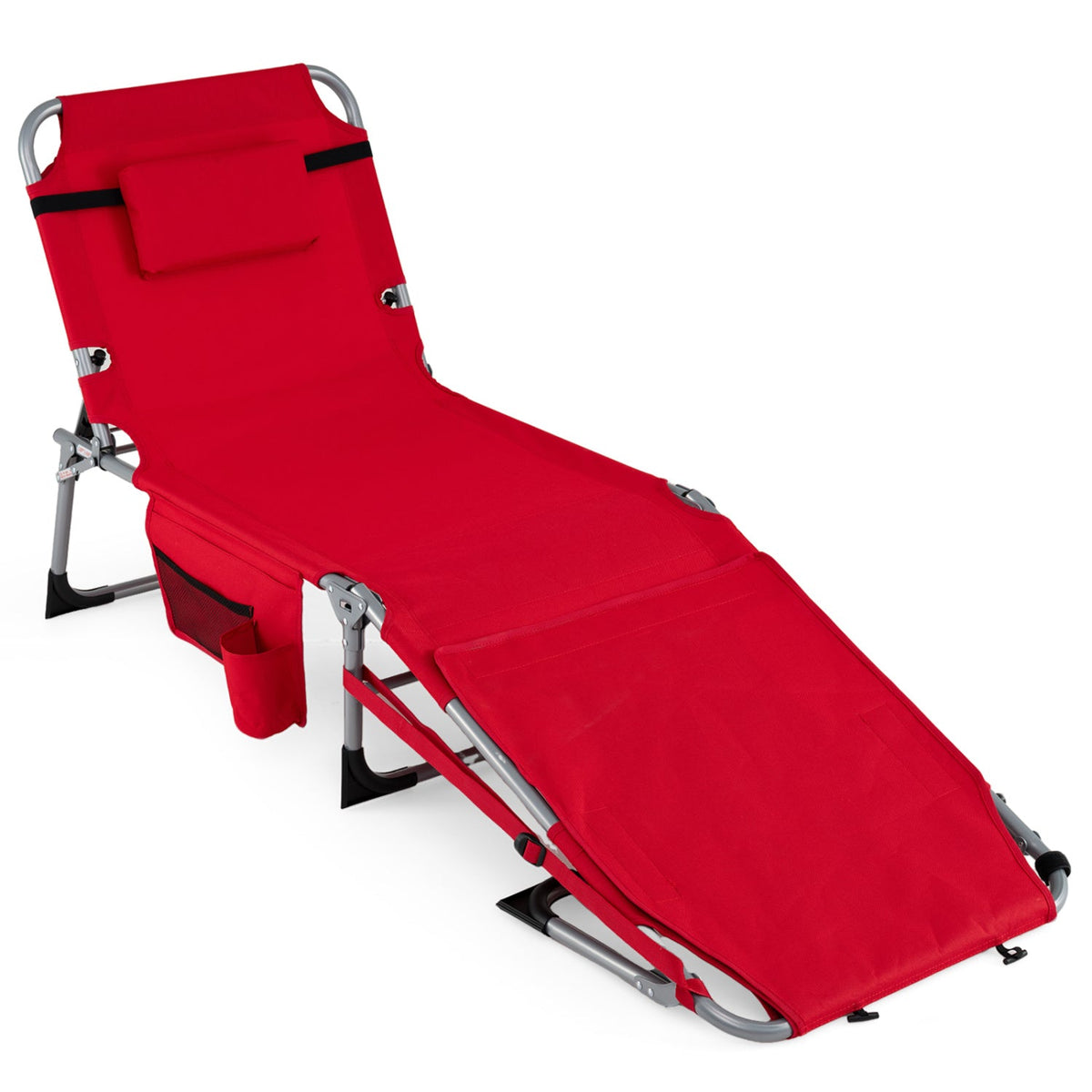 Tanning Chair with Face Arm Holes Portable Sunbathing Chair 34