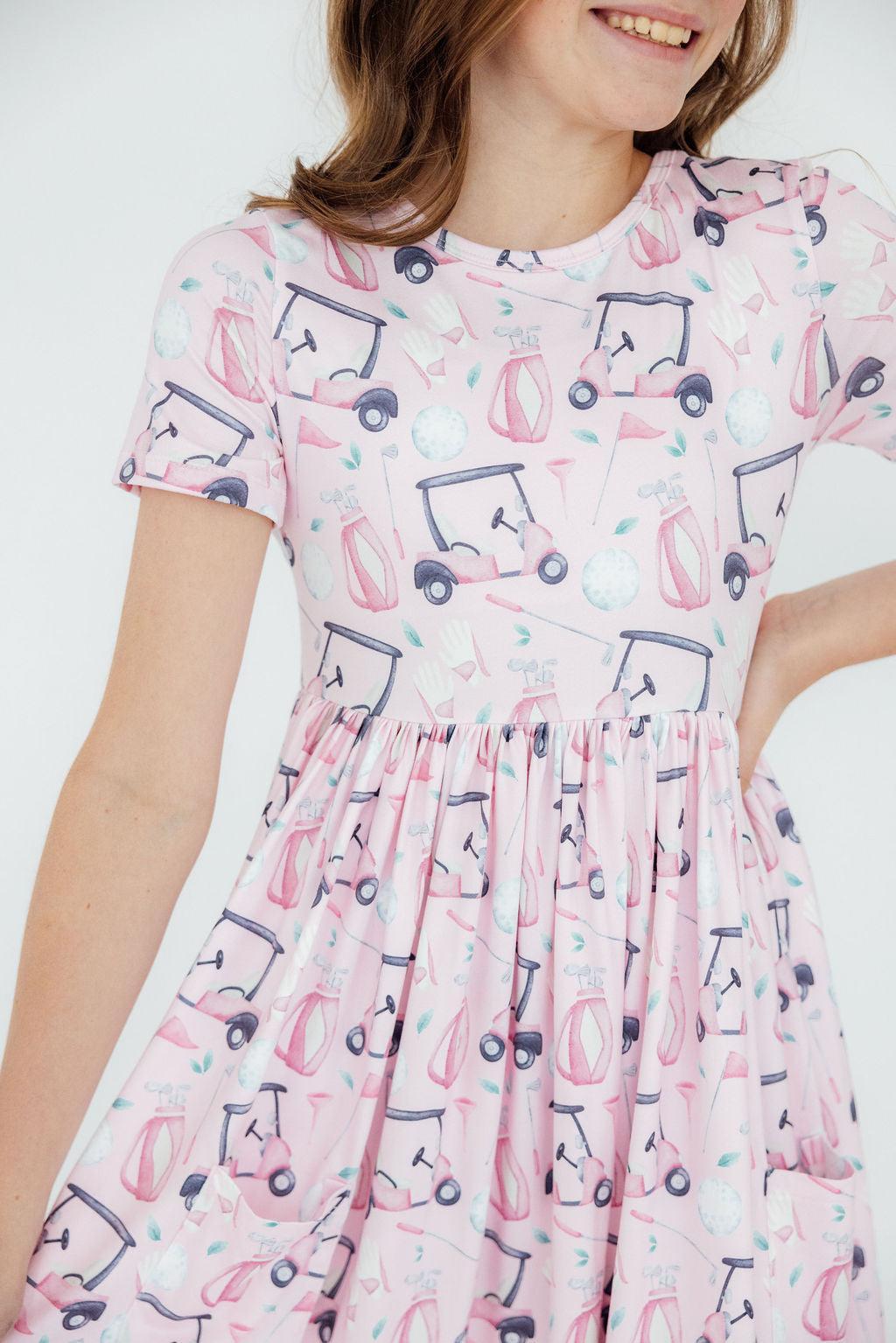 Tee Time S/S Pocket Twirl Dress 1