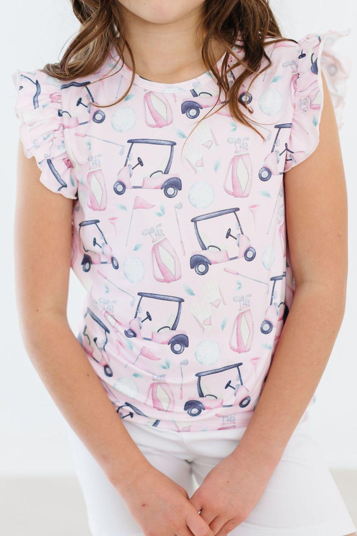 Tee Time S/S Ruffle Tee 4