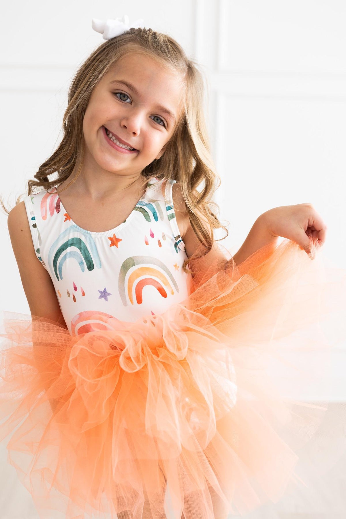 Tonal Rainbow Tank Tutu Leotard 1