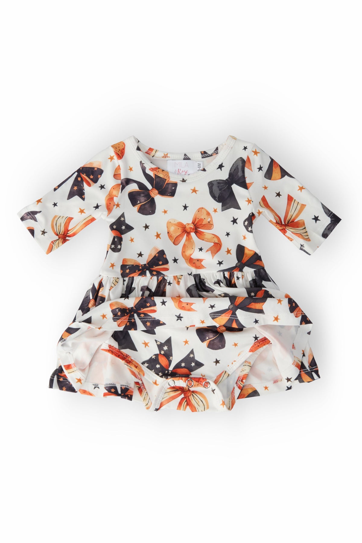 Trick or Twirl 3/4 Sleeve Twirl Bodysuit 2