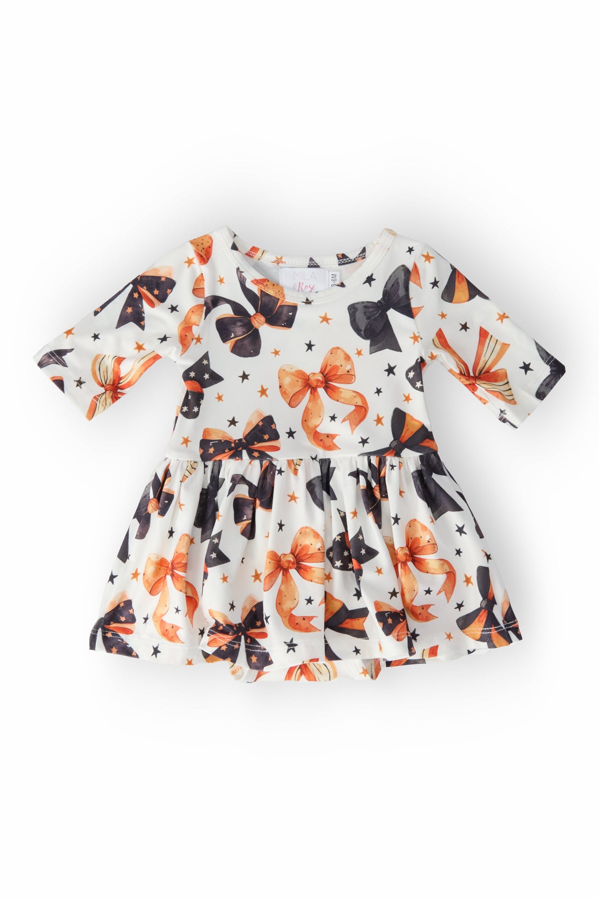 Trick or Twirl 3/4 Sleeve Twirl Bodysuit 1