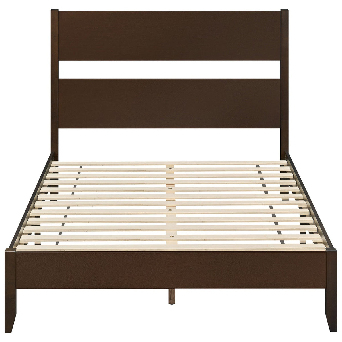 Full Bed Frame with Headboard and Solid Wood Legs 11