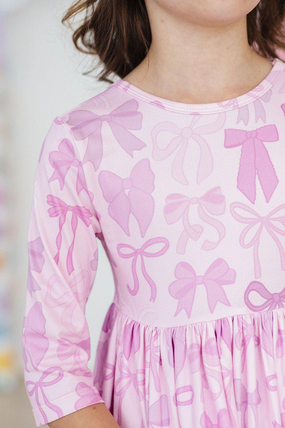 Twinkle Ties 3/4 Sleeve Pocket Twirl Dress 1