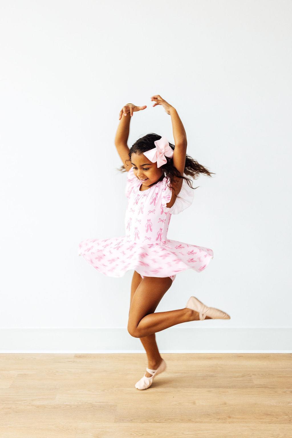 Twirling en Pointe S/S Twirl Leotard 5