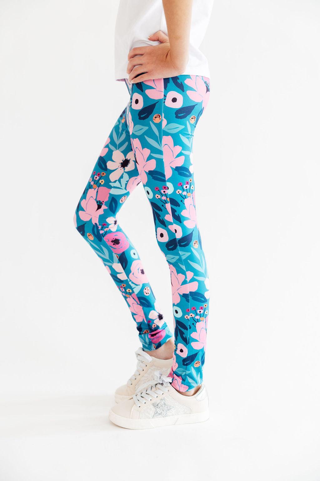 Twirling in Teal Leggings 7