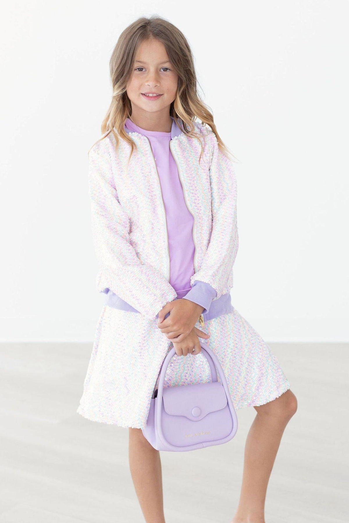 Unicorn Flip Sequin Twirl Skort 3
