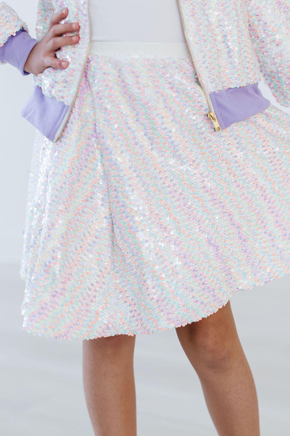 Unicorn Flip Sequin Twirl Skort 4