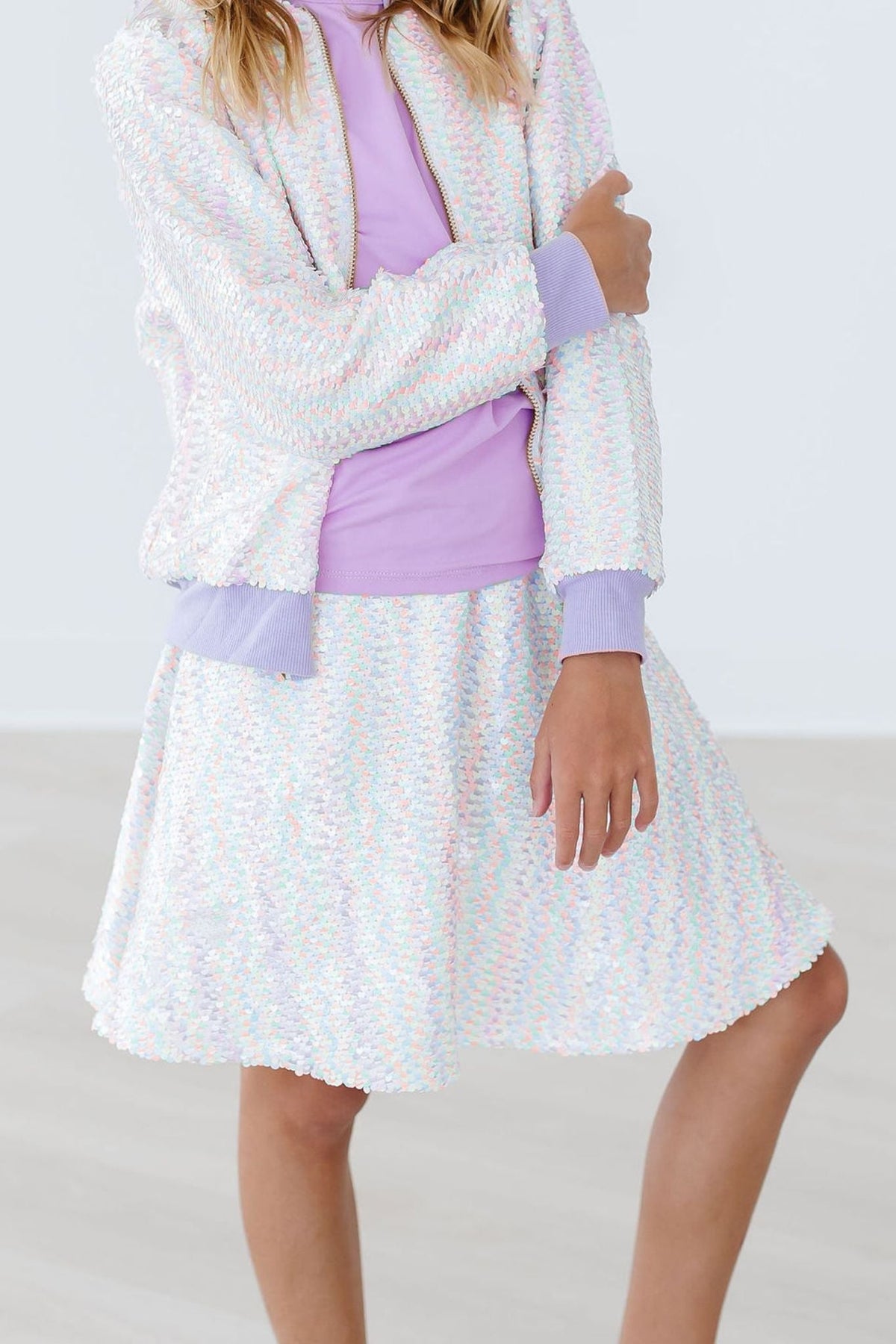 Unicorn Flip Sequin Twirl Skort 1