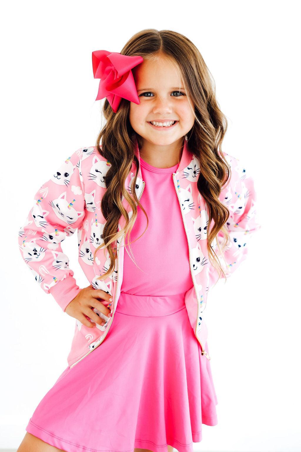 Unicorn Kitties Satin Jacket 4
