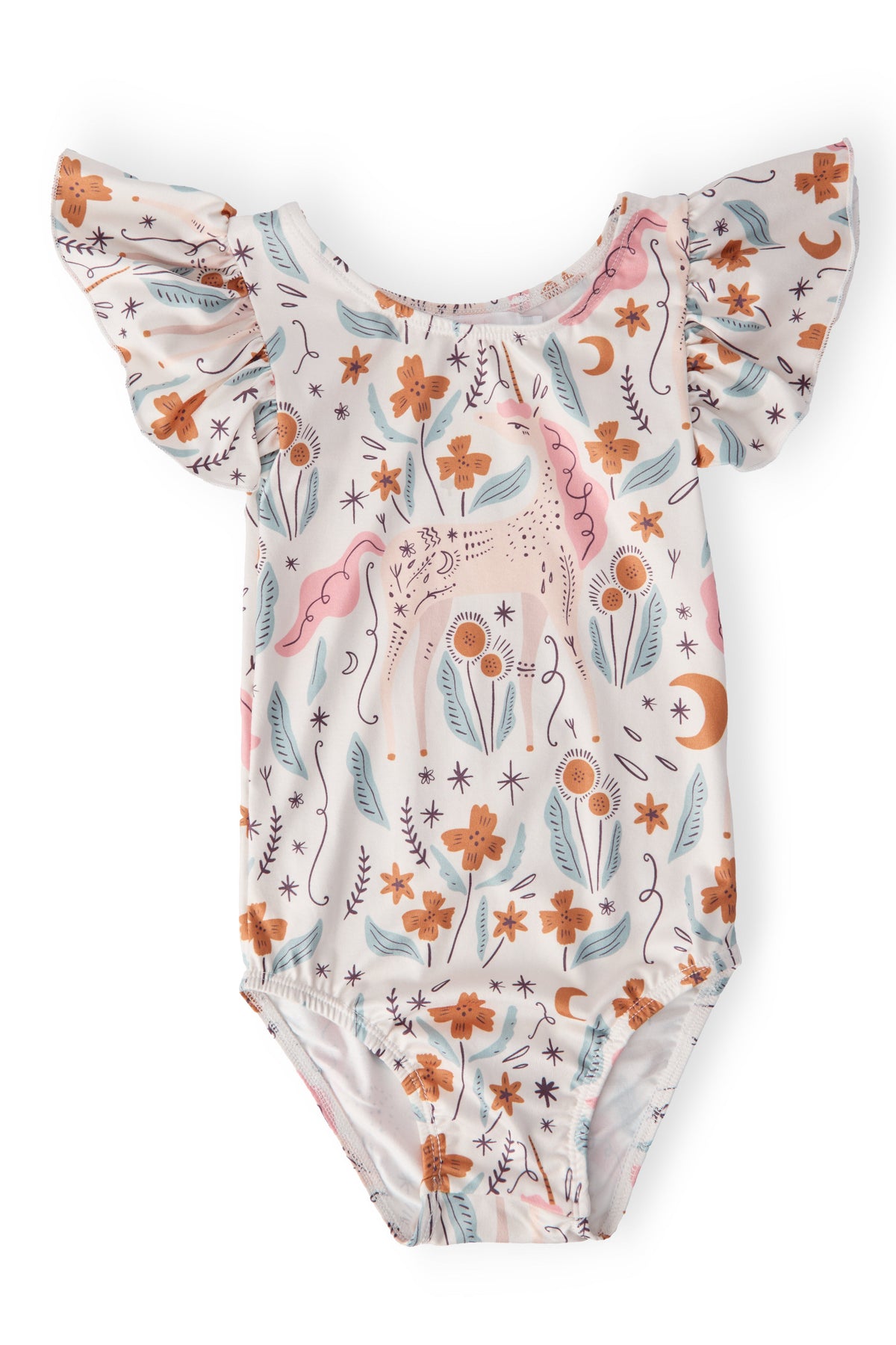 Unicorn Soiree S/S Flutter Sleeve Leotard 1