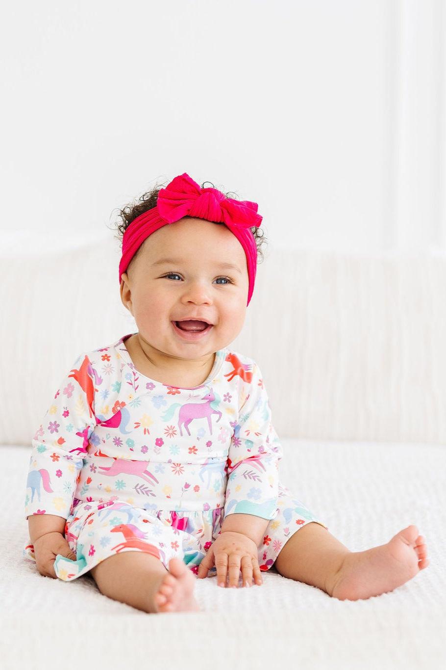 Unicorn Wish 3/4 Sleeve Twirl Bodysuit 2