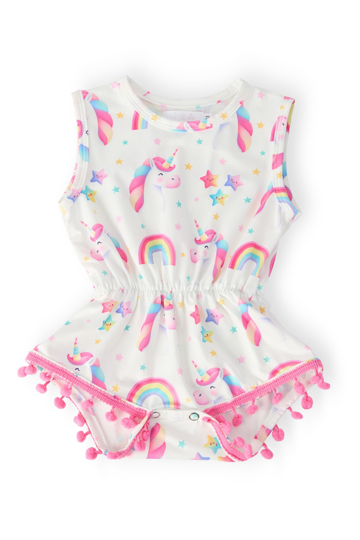 Unicorn Magic Pom Pom Romper 1