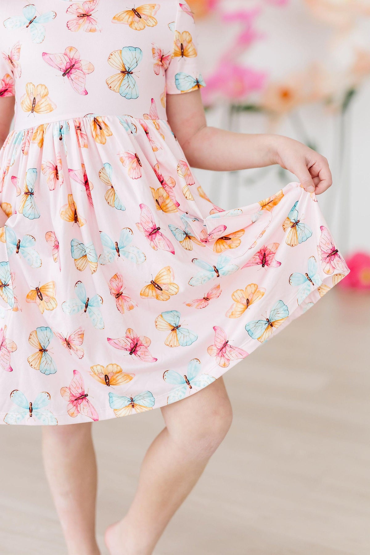 Butterfly Kisses S/S Pocket Twirl Dress 2