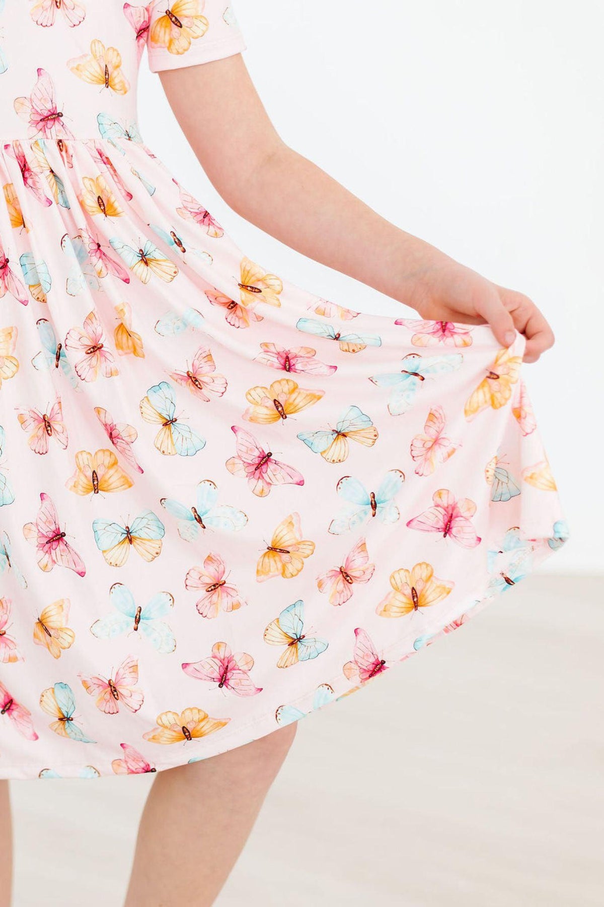 Butterfly Kisses S/S Pocket Twirl Dress 3