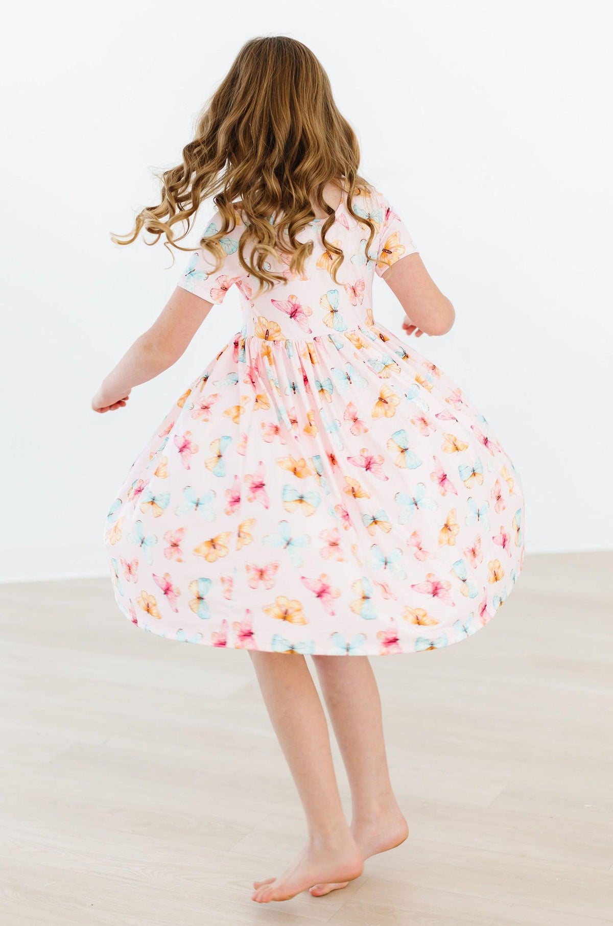 Butterfly Kisses S/S Pocket Twirl Dress 6