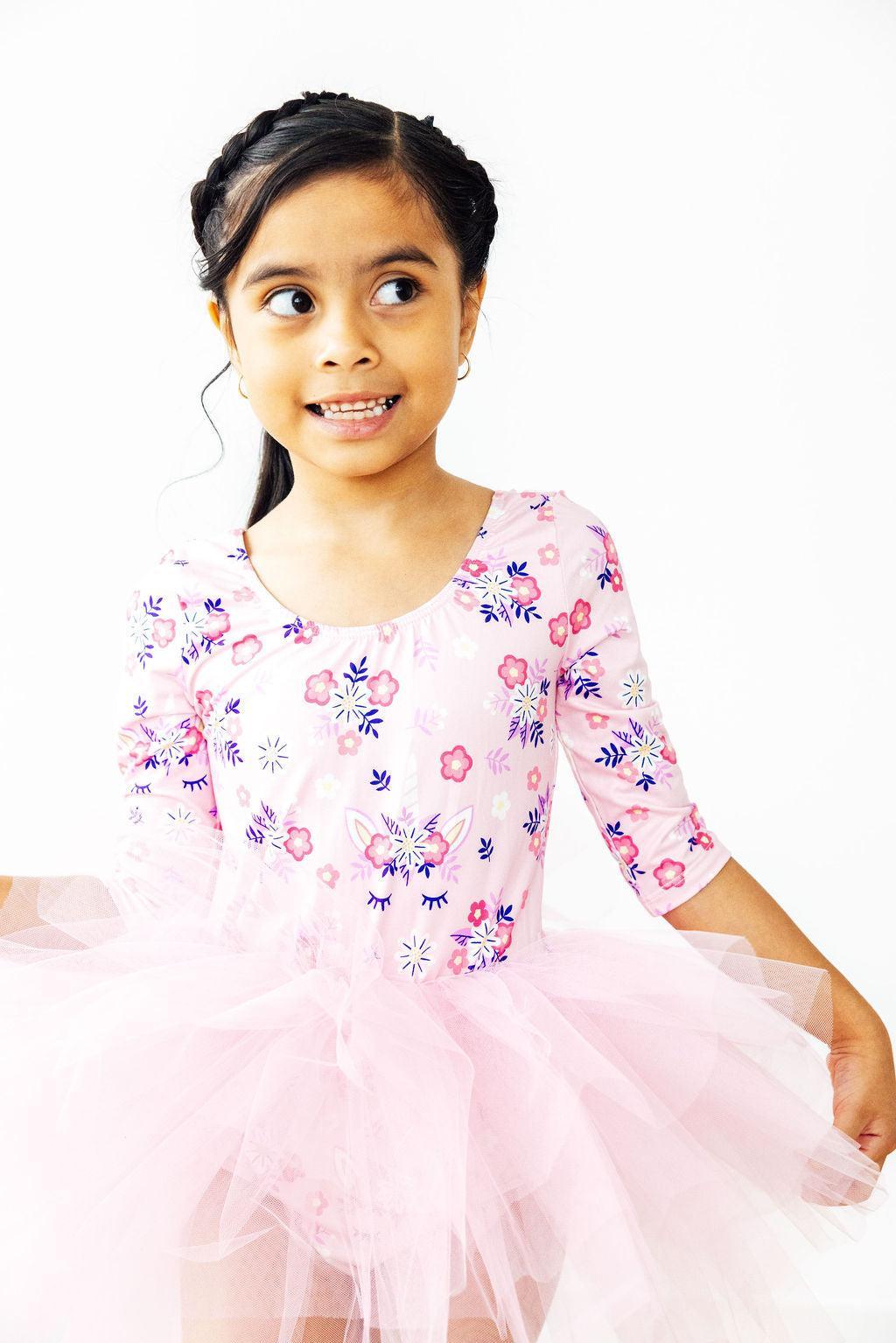 SALE Retro Daydream 3/4 Sleeve Tutu Leotard 6