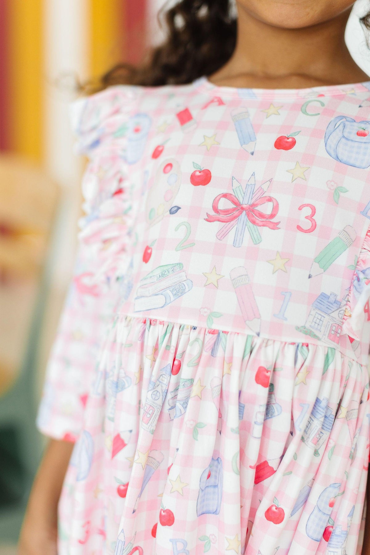 School Days 3/4 Ruffle Twirl Dress 6
